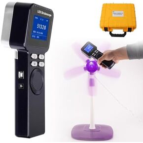 مقياس سرعة الدوران اصطرابي LED الرقمي، مقياس سرعة الدوران اصطرابي غير متصل، نطاق 1-999999 دورة في الدقيقة، اصطرابي قابل لإعادة الشحن، لقياس الإطارات in Kuwait