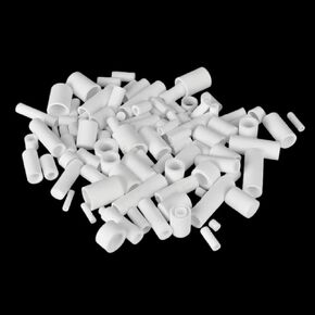 عنصر فلتر مادة البولي إيثيلين، أنبوب مجوف لمرشح PE للمختبر/الصناعة/CEMS، مرشحات صغيرة مسامية، أسطوانية (OutDia*InnerDia*Length، 40 * 34 * 66 مم، 10 قطع) in Kuwait