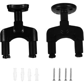 Mikinona 2pcs Guitar Wall Mount Hangers with Screws for Acoustic, Electric, Bass Guitars and Ukulele – Heavy Duty Wall Hook Holders for Home, Studio, and Music Room Storage in Kuwait