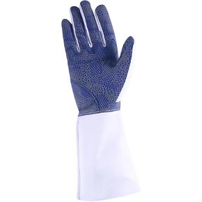 Fencing Glove, Blue Plastic Dot, Size L Right-Hand, Foil Epee Saber, Anti-Puncture Single Piece in Saudi Arabia