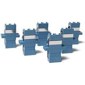 FCD - (Pack of 6) Duplex LC to LC Female to Female Couplers | Singlemode/Multimode, LC Female to LC Female Couplers | | f/f lc/lc Female/Female Adapter sm mm Coupler 6 Pack in Kuwait