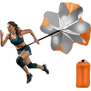 Running Speed Training, 56 inch Speed Drills Resistance Parachute Running Sprint Chute Soccer Football Sport Speed Training in Saudi Arabia