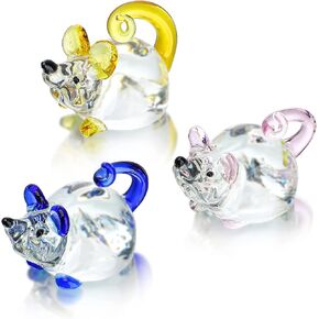 H&D HYALINE & DORA Crystal Glass Figurines Reflective Sea Shell with an Artificial Pearl for Home Decor Wedding Gift in Kuwait