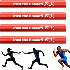 Archerest 4PCS Track Field Relay Baton, Aluminum Alloy Field Race Running Batons Suitable for Outdoor Sports Practice Athlete Tool, Corrosion Resistant Track and Field Equipments in Kuwait