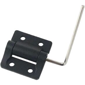 Zinc Alloy Adjustable and Positionable Damping Hinge Suitable for Industrial Equipment 1Pcs(56.6mmX50.5mm-Silver) in Kuwait