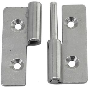 Detachable Hinge Slip Joint Lift Flag Off Door Stainless Steel Connector Left Right Flat Hardware 1Pcs(40x30x1.5 Right) in Kuwait