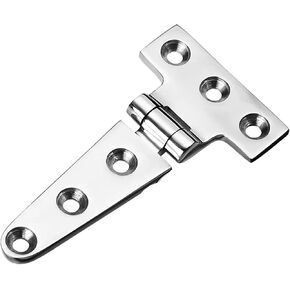 مفصلات من الدرجة البحرية مقاس 10.16 سم × 5.08 سم بدون ضوضاء شديدة التحمل من الفولاذ المقاوم للصدأ 316 مع براغي (4 قطع) قطعة واحدة in Kuwait