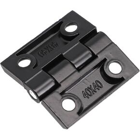40/50/60mm Butt Hinges Metal Black Door Cabinet Aluminium Box Backflap Shed Hardware Accessories 1Pcs(40x40mm) in Kuwait