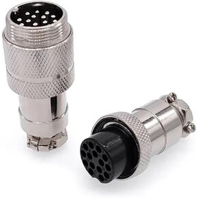 GX20D Docking Connector Male/Female 20mm Push-Pull Circular Connectors 2Pin-15pin GX20(GX20 Female Plug,7P) in Kuwait