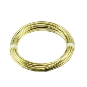 1-100m Solids Brass Wire 0.1mm 0.2mm 0.3mm 0.4mm 0.5mm 0.6mm 0.7mm 0.8mm 1mm 1.2mm 1.5mm 1.8mm 2.0mm 2.5mm 3.0mm(2.0mm x5m) in Kuwait