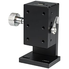 شريحة CNC ذات محور Z قابلة للتعديل بدقة، قاعدة متينة من الفولاذ المقاوم للصدأ باللون الأسود للتحكم في الارتفاع بشكل ثابت، مناسبة للعمل الجيد in Kuwait