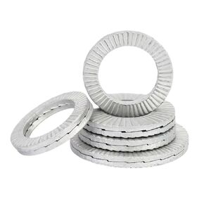 5/16 غسالات ذاتية الغلق بطبقة مزدوجة غسالات مضادة للفك غسالات بيلفيل مثبتات قفل مقاومة للاهتزاز للسيارات والآلات الصناعية ومعدات البناء والصيانة in Kuwait