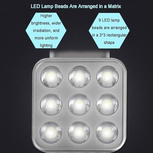 مقياس سرعة الدوران اصطرابي LED رقمي، مقياس سرعة الدوران اصطرابي غير متصل، تردد ستروب قابل للتعديل، نطاق 1-999999 دورة في الدقيقة، 9 مصابيح، للقياس in Kuwait