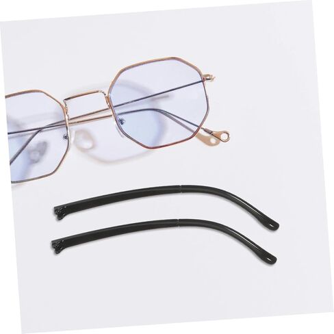 1pair Replacement Temple for Eyeglasses Arm Accessories Concave and Flat Tooth Design for Versatile Eyewear Repair in Saudi Arabia
