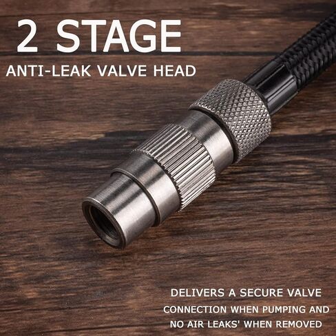 مضخة صدمات عالية الضغط - 400 رطل لكل بوصة مربعة للشوكة الأمامية والخلفية لتعليق الدراجات الهوائية - مضخة صدمات للدراجة مع صمام شريدر بدون خسارة in Kuwait