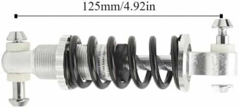 ‌125mm Bike Rear Shock Absorber 300lbs Aluminum Alloy Spring Suspension for Mountain Bikes & E-Bikes - 8mm Screw Diameter in Saudi Arabia