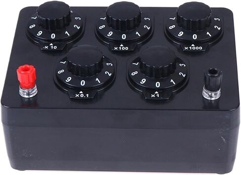 0-9999.9 Ohm Variable Decade Resistor Resistance Box Physical Teaching Tool in Kuwait
