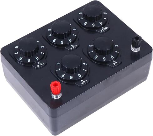 0-9999.9 Ohm Variable Decade Resistor Resistance Box Physical Teaching Tool in Kuwait
