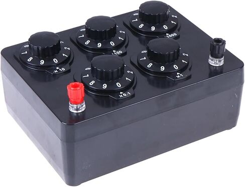 0-9999.9 Ohm Variable Decade Resistor Resistance Box Physical Teaching Tool in Kuwait