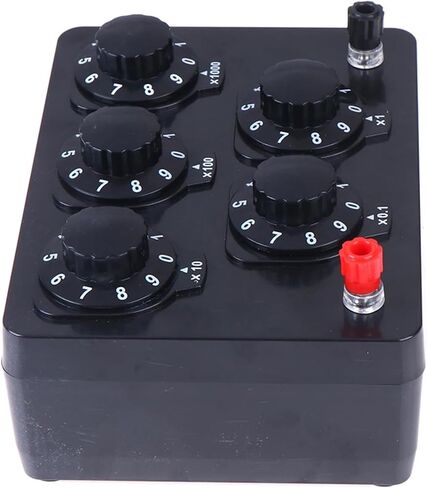 0-9999.9 Ohm Variable Decade Resistor Resistance Box Physical Teaching Tool in Kuwait