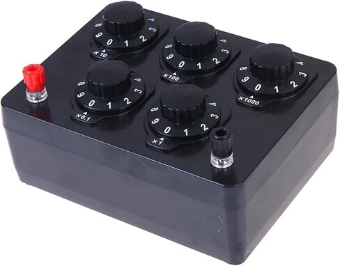 0-9999.9 Ohm Variable Decade Resistor Resistance Box Physical Teaching Tool in Kuwait