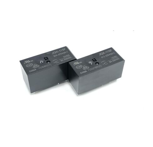 2 Pcs JQX-115F-012-2ZS4 DPDT Power Relay, 8 Pin, 12V DC Coil, 8A 250V AC Contacts, Industrial PCB Mount Installation Power Relay in Saudi Arabia