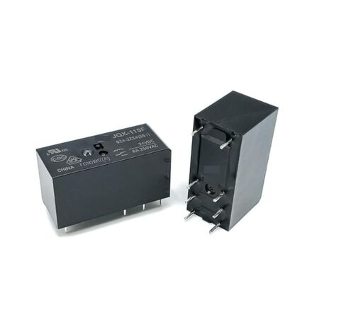 2 Pcs JQX-115F-012-2ZS4 DPDT Power Relay, 8 Pin, 12V DC Coil, 8A 250V AC Contacts, Industrial PCB Mount Installation Power Relay in Saudi Arabia