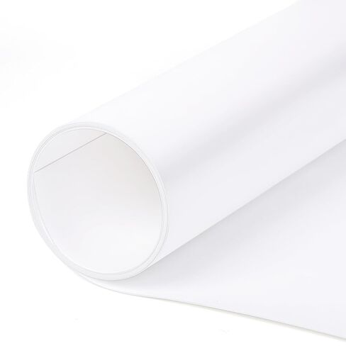 Black Plastic Roll 16x96In 0.8mm Thick Hard Polypropylene Flexible Plastic Sheet for DIY Crafts, Custom Gaskets, Furniture Trim Protective Liners, Heat Bendable Cut-to-Size in Saudi Arabia