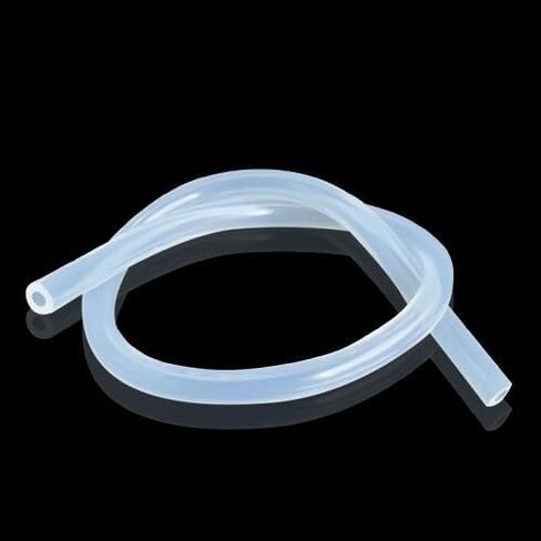 1M Clear Flexible Silicone Tube, Tasteless and High-Temperature Resistant Soft Rubber Pipe 1pc(50 * 60MM) in Saudi Arabia
