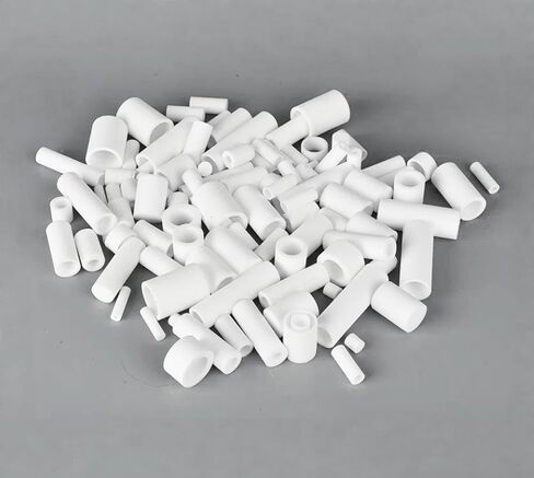 عنصر فلتر مادة البولي إيثيلين، أنبوب مجوف لمرشح PE للمختبر/الصناعة/CEMS، مرشحات صغيرة مسامية، أسطوانية (OutDia*InnerDia*Length، 40 * 34 * 66 مم، 10 قطع) in Kuwait