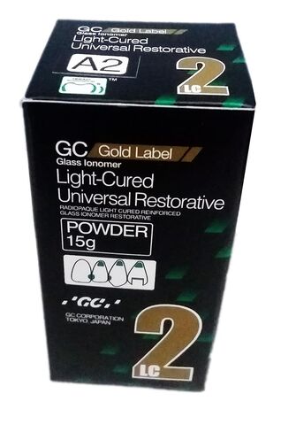 GC 002505 Fuji II LC Light Cure Universal Restorative Powder 15 Gm A2 000196 in Kuwait