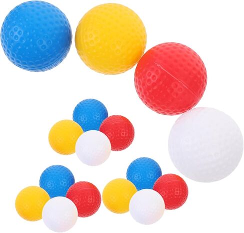 16pcs Hollow Golf Balls Practice Plastic Golf Balls for Boys and Girls Women for Backyard in Kuwait