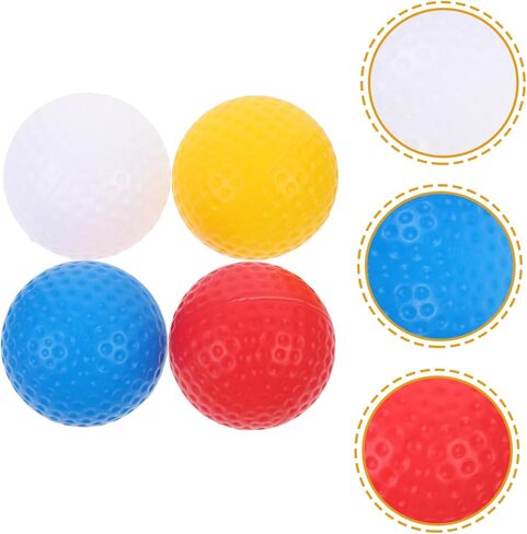 16pcs Hollow Golf Balls Practice Plastic Golf Balls for Boys and Girls Women for Backyard in Kuwait