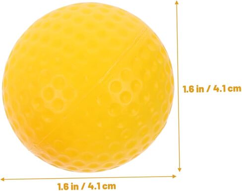16Pcs Golf Balls Colored Practice Golfing Balls Training Balls Golf Balls for Exercise in Saudi Arabia
