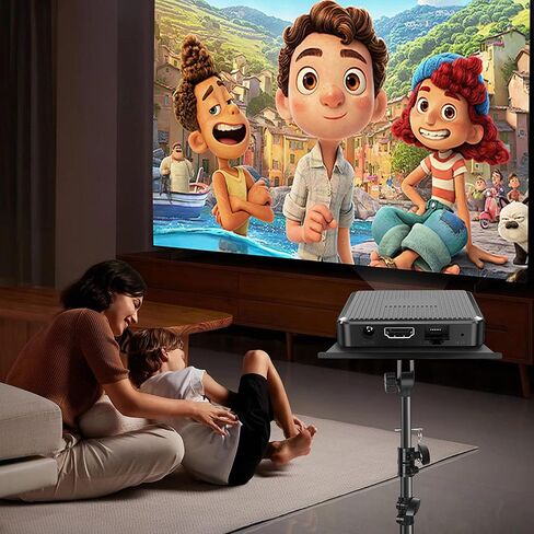 حامل جهاز عرض رمزي، حامل كمبيوتر محمول ثلاثي القوائم للكمبيوتر المحمول بارتفاع 24.4 بوصة إلى 46 بوصة، حامل أرضي للكمبيوتر المحمول لمعدات دي جي، والأفلام الخارجية، والمكتب، والمنزل، والمسرح أو الاستوديو (أسود) in Kuwait