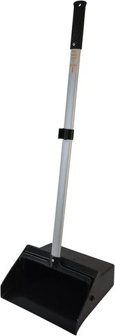 Janico 1085 Commercial Lobby Dustpan Upright, Aluminum Handle, 37" Length, Black in Kuwait
