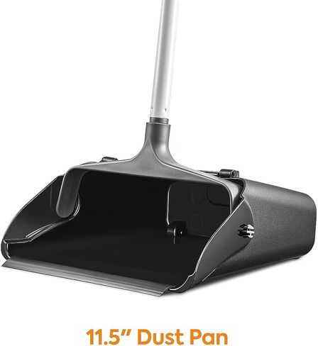 Professional Heavy Duty 36.4" Plastic Upright Dustpans, Black in Kuwait