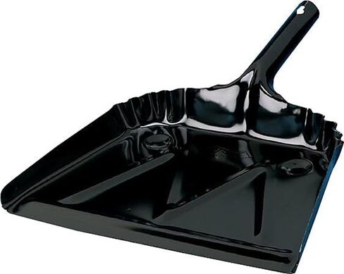 Impact 4216 Black Metal Dust Pan, 16" Width x 15-1/2" Height in Kuwait