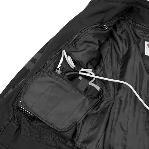 LVAD HeartMate Men’s Textile Jacket –Durable All-Season LVAD Apparel for HeartMate 2 & 3 Patients -Battery Controller Pockets (XX-Large) in Kuwait