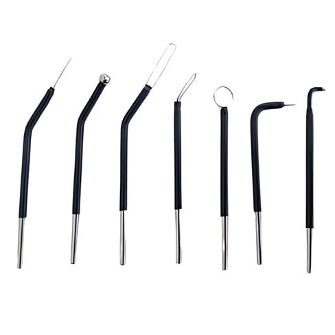 7-Piece Dental Electrodes Set with Reusable Tips (Black) in Kuwait