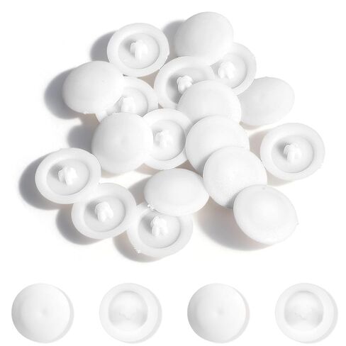150 Pcs Screw Cap Covers, 12mm Screws Caps White Waterproof Self Tapping Cap Decorative Plastic Screws Caps for Diameter 7-8mm Self Tapping in Saudi Arabia