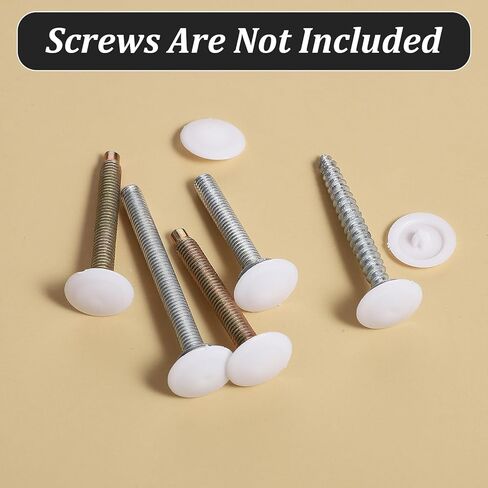 150 Pcs Screw Cap Covers, 12mm Screws Caps White Waterproof Self Tapping Cap Decorative Plastic Screws Caps for Diameter 7-8mm Self Tapping in Saudi Arabia