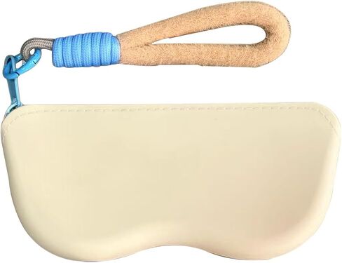 K Luxury Sunglasses Cases with Strap Stotage Bag Leather Reading Eyeglass Case Portable Case Soft Pouch for Women in Kuwait