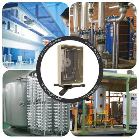 Analog McLeod Gauge Without Mercury (Range: 10-0.01mm Hg) for Vacuum Pumps, Vacuum Ejectors, Pharma Industry Along with Calibration Certificate by Instrukart in Kuwait