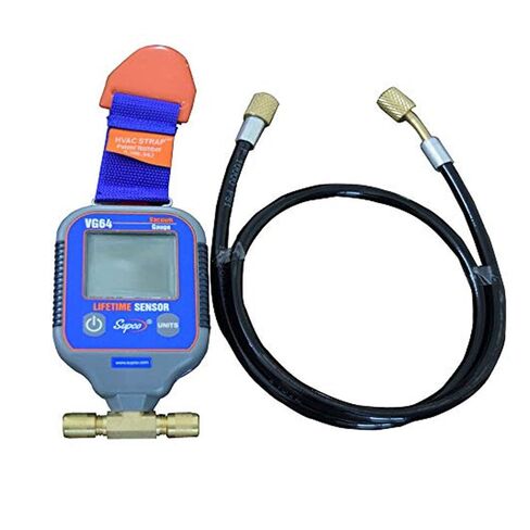 Digital Vacuum Gauge (Vacuum Range: 0 to 19,000 Micron) for Refrigeration System, Evacuation and High Precision Laboratory Tests | Model: VG64 in Saudi Arabia
