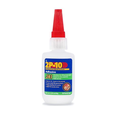 FastCap 2P -10 - متوسطة - القوة الصناعية الفائقة الغراء - CA (لاصق cyanoacrylate) - 2.25 أوقية/64 جم. مثالي لمشاريع الأغراض العامة. لاصق 2 جزء. تم بيع المنشط بشكل منفصل (2 عطلات) in Kuwait