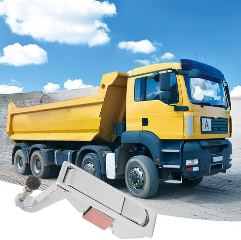 RV Door Lock Replacement, Spring Loaded Door Latch, Push to Open Door Latch Trigger Latch Lock Zinc Alloy Adjustable Lever Hand Operated Compression Latch Flush Cabinets Ship Trailer(Sliver) in Saudi Arabia