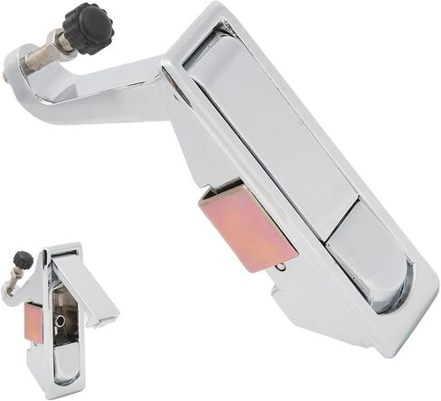 RV Door Lock Replacement, Spring Loaded Door Latch, Push to Open Door Latch Trigger Latch Lock Zinc Alloy Adjustable Lever Hand Operated Compression Latch Flush Cabinets Ship Trailer(Sliver) in Saudi Arabia