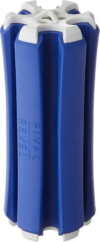 Golf Club Holder, Golf Club Organizer Support Stand, Cylindrical Holder for 6 Golf Club, Easy-Access Golfing Accessory with Strap, Reduces Clutter in Golf Bag (Blue and White) in Kuwait