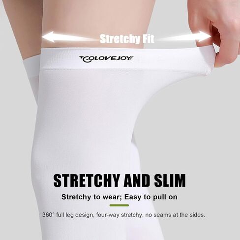 1 Pairs Leg Sleeves, Compression Leg Sleeve, Sports Leg Knee Sleeve for Men Women Basketball Football Running in Saudi Arabia